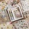 Vintage Botanical Scrapbooking Supplies Kit, Aesthetic Flower Scrapbook Kit for Bullet Junk Journal, 12 Rolls Washi Tape, Stickers Papers for DIY Journaling Supplies, Craft Gift for Girl Women